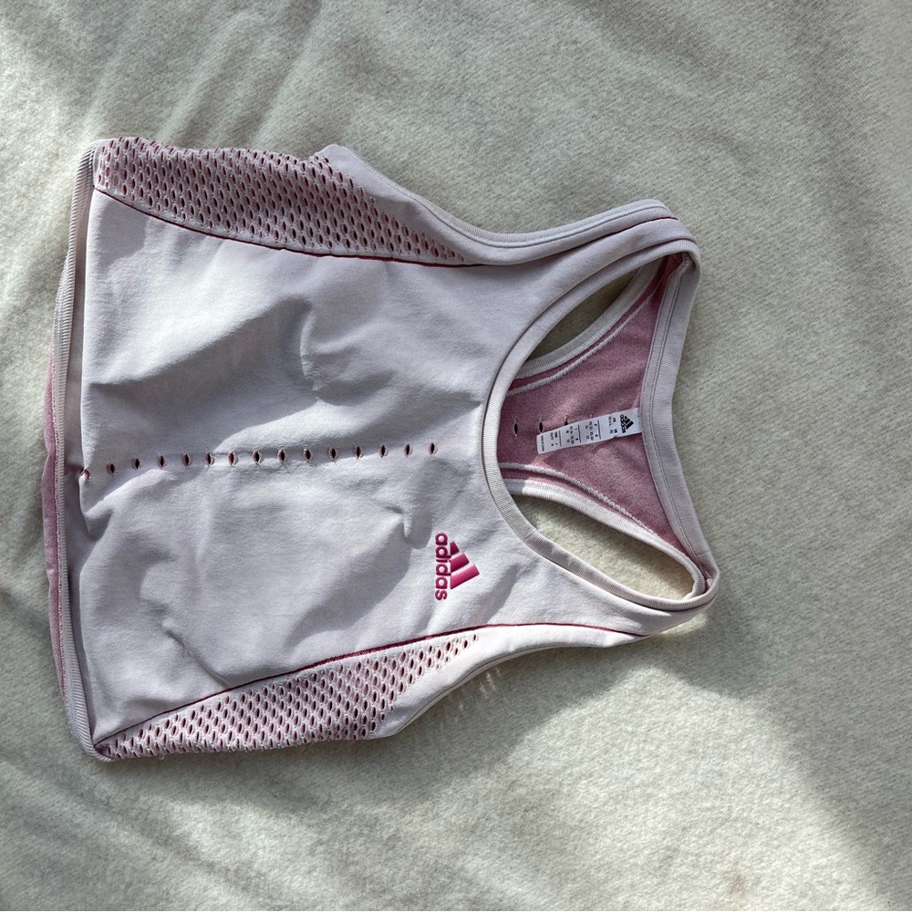 Adidas cropped workout tank